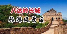小穴插和视频中国北京-八达岭长城旅游风景区